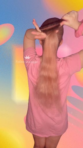 Barbie Hair Brushing Ignore