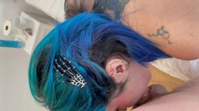 Big Titty Goth Girl Katt Is Very Shy but Likes to Fuck and Deepthroat