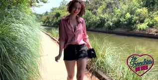 Stunning french chicks Ashley Morena and Stella Leroy arranged a nice threesome