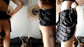 petite surprise sous la jupe