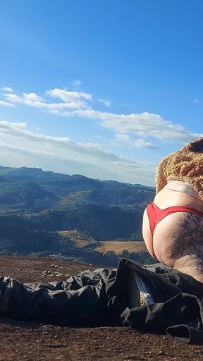Emotional moment from &quot;Tour guide fucks married woman&#039;s big ass on the mountain peak&quot;