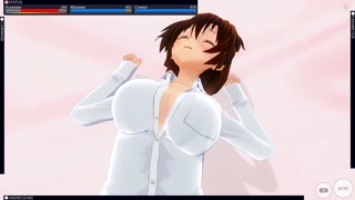 3D HENTAI POV redhead little sister rides your dick