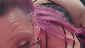 slurping my backside from behind