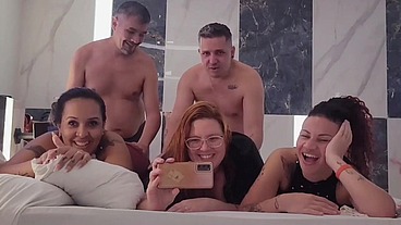Fomos em 3 casais no Motel • Troca de Casal Parte 1
