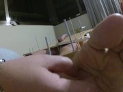 Amateur BDSM Femdom Handjob Torture with Feet Tickling