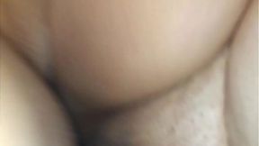 Pounding chubby pussy with my hard cock