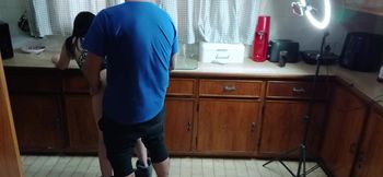 Kitchen fun time