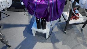 Suspended, masturbated and electrified