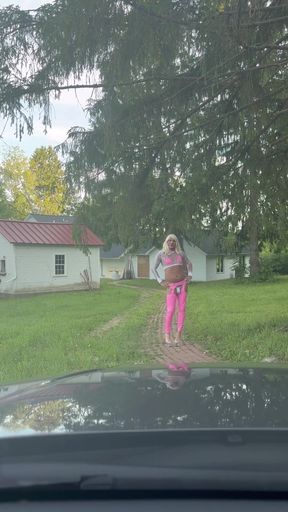 Almost Caught Outdoors!