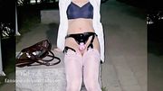 yuanladyboy: Late at night, I was fucked by a dildo on a stone bench in a city park until I squirted.