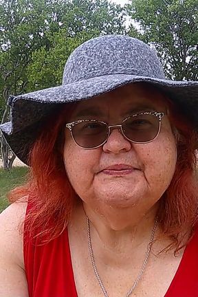 Nurse Vicki Smoking in the Park on a Bench All Dressed up