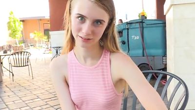 Teen Charlotte Interview & Public Flashing