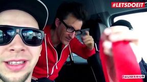 LETSDOEIT Slutty Bombshells Pounded In The Van Edition