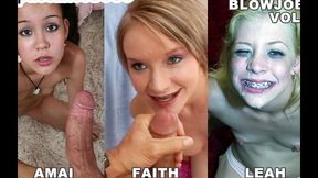 braces and blowjobs compilation - 3 cuties with braces huge cock pov blowjob and cum swallows - volume 7 - featuring amai liu, faith daniels, leah luv