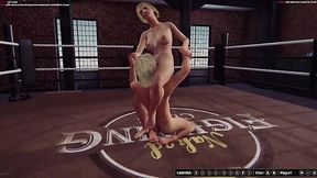 Naked Slut Jazlyn Brawls Travis 3D Fuck Fest