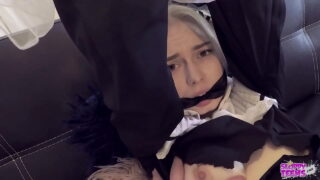 فيلم Ahegao BDSM لماري روز من Dead or Alive وهي تمارس الجنس مع لاعبة الكوسبلاي