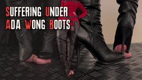 Suffering Under Ada Wong Boots (Edited Version) - TamyStarly - Cock Balls Crush Trample, Shoejob, Bootjob, CBT, Ballbusting, Trampling, Stomping
