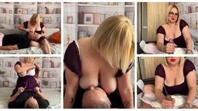 Reward for good behavior! Handjob in diapers WMV