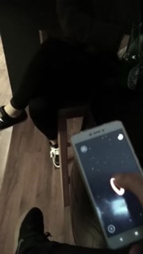 Vibrating panties, Torturing girlfriend in public while playing pool