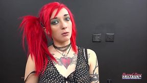 Petite Inked Coed Jackie Loves Sucking A Juicy Cock And Gets A Facial!