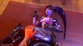Widowmaker Gets Dominated Hard in Wild Overwatch Hentai Fantasy