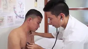 Asian Patient Gets Dicksucked By Kinky Doctor