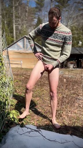 Solitary sweater weather pleasure