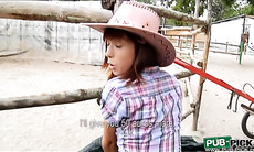 Sexy amateur Tina Hot cowgirl cock ride