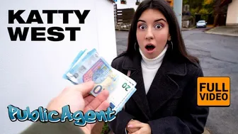 Petite Russian housecleaner with a tight grip fucks in public