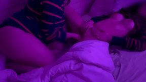 My Stepmoms Young Friend Came To See Us And We Shared A Bed I