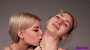 Lesbian Neck Kissing - HD MP4