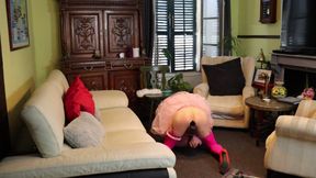 Sissy Maid Dee Should Be Cleaning, but She Can't Help but Play