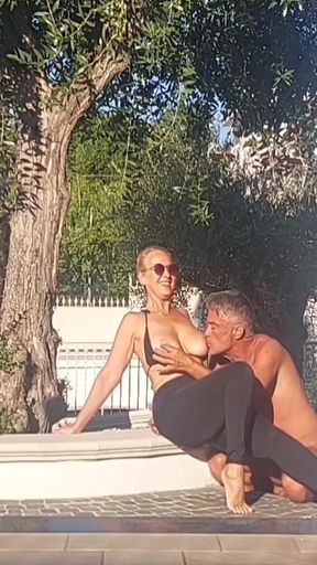 Selena's Outdoor Yoga and Sex