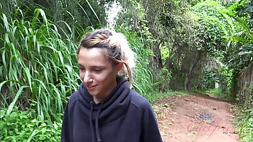 Hime Marie is sucking her best friend's cock in his car before riding it like crazy