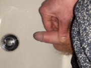 Playing with my little soft dick