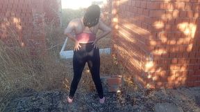 Farting in an abandoned house