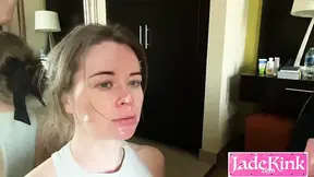 Jizz-hungry amateur tramp takes a massive shaft in homemade BDSM