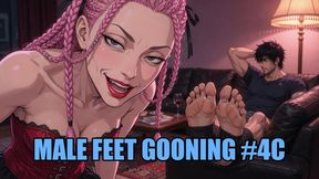 Male Feet Gooning #4C: Surrender to Male Foot Bliss (Animated, Music)