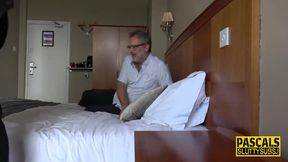 Squirting bound bdsm sub