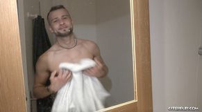Alex Brand Takes a Shower and Shows Off His Hot Ass