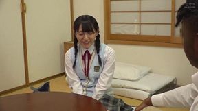 Japanese student gets BBC in her slick hole