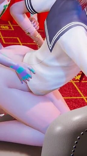 Yaoi - Two femboys fucking in his Stepdad couch.mp4