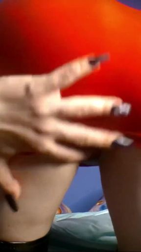 Lady Angela Polish Language Skirt Thigh High Boots Thong Ass Worship Teasing Ass