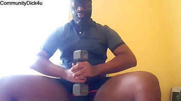 Nice gym work out.  Black Man workout. Solo Male Talking.  communitydick4u