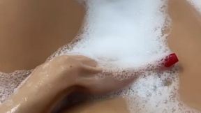 Bath. Foam. Pussy!