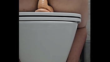 Big ass boy riding cock and cumming
