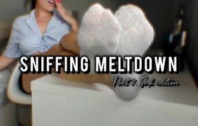 SNIFFING MELTDOWN: part 2 (sock edition)