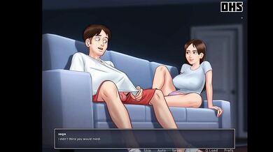 Summertime Saga France gameplay Episode 34 big ass anal cartoon fucked while gaming