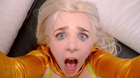 Ellie Shoule - New to anal does A2M and tastes her hole goop