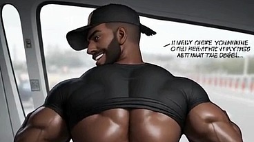 The cuckold fucks the asses of his unfaithful and slutty wife's lovers. 3d animation